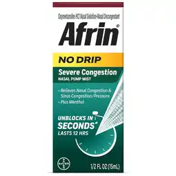 Walgreens No Drip Severe Congestion Nasal Spray Relief offer