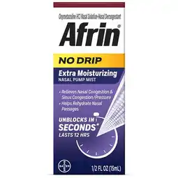 Walgreens No Drip Extra Moisturizing Nasal Pump Mist offer