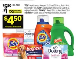 Dollar General Tide or Gain or Downy or Bounce offer
