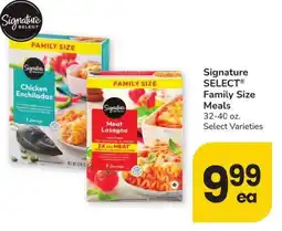 Safeway Signature SELECT Family Size Meals offer