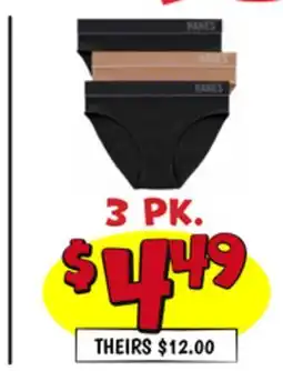 Ollie's 3 PK. WOMEN'S UNDERWEAR offer