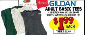 Ollie's GILDAN ADULT BASIC TEES offer