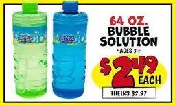 Ollie's 64 OZ. BUBBLE SOLUTION offer