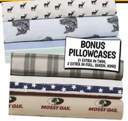 Ollie's MOSSY OAK TWIN SHEET SETS offer