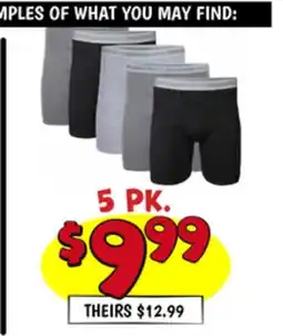 Ollie's MEN'S UNDERWEAR offer