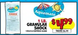 Ollie's AQUAMATE 1 LB. GRANULAR SHOCK offer