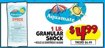 Ollie's AQUAMATE 1 LB. GRANULAR SHOCK offer