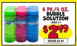 Ollie's 6 PK./4 OZ. BUBBLE SOLUTION offer