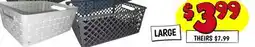 Ollie's LARGE PLASTIC BASKET BUYOUT offer