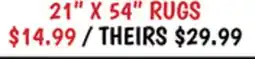 Ollie's 21 X 54 RUGS offer