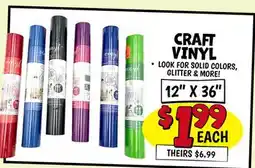 Ollie's 12 X 36 CRAFT VINYL offer