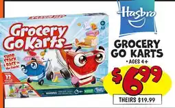 Ollie's HASBRO GROCERY GO KARTS offer