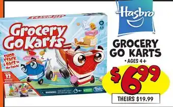 Ollie's HASBRO GROCERY GO KARTS offer