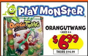Ollie's PLAY MONSTER ORANGUTWANG offer