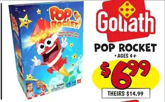 Ollie's GOLIATH POP ROCKET offer