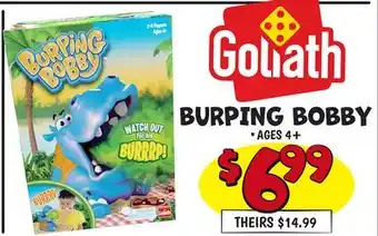 Ollie's Goliath BURPING BOBBY offer