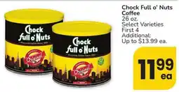Safeway Chock Full o' Nuts Coffee offer