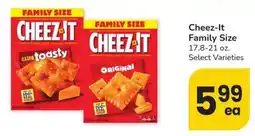 Safeway Cheez-It family size offer
