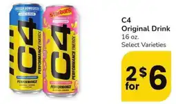 Safeway C4 Original Drink offer