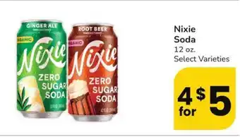 Safeway Nixie Soda offer