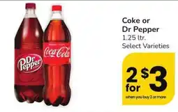 Safeway Coke or Dr Pepper offer