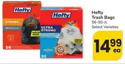 Safeway Hefty trash bags offer