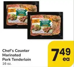 Safeway Chef's counter marinated pork tenderloin offer