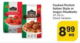 Safeway Cooked perfect italian style or angus meatballs offer