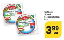 Safeway Galbani sliced mozzarell ball offer