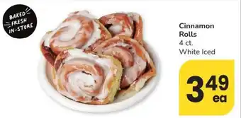 Safeway Cinnamon Rolls offer