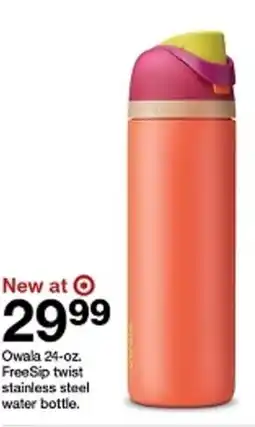 Target Owala freesip twist stainless steel water bottle offer