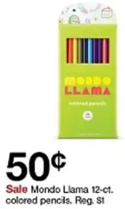 Target Mondo Llama colored pencils offer