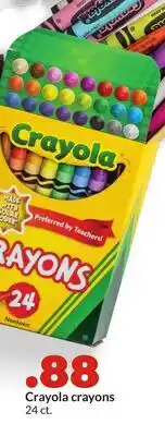 Hy-Vee Crayola crayons offer