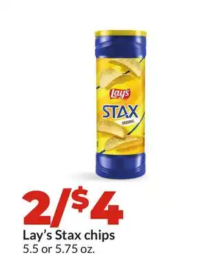 Hy-Vee Lay's Stax chips offer
