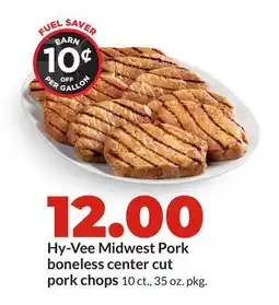Hy-Vee Hy-Vee Midwest Porkboneless center cut pork chops offer