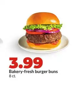 Hy-Vee Bakery-fresh burger buns offer