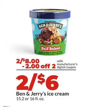 Hy-Vee Ben & Jerry's ice cream offer