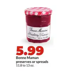 Hy-Vee Bonne Maman preserves or spreads offer
