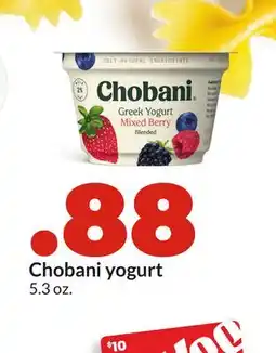 Hy-Vee Chobani yogurt offer