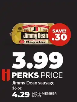 Hy-Vee Jimmy Dean sausage offer