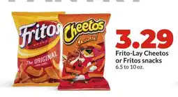Hy-Vee Frito-Lay Cheetos or Fritos snacks offer