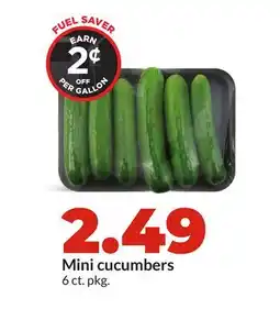 Hy-Vee Mini cucumbers offer