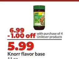 Hy-Vee Knorr flavor base offer
