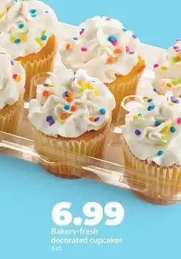 Hy-Vee Bakery-fresh decorated cupcakes offer