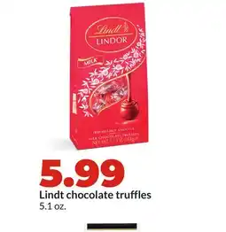 Hy-Vee Lindt chocolate truffles offer