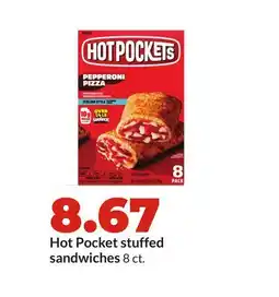 Hy-Vee Hot Pocket stuffed sandwiches offer