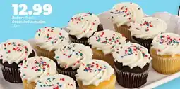 Hy-Vee Bakery decorated cupcakes offer