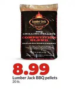 Hy-Vee Lumber Jack BBQ pellets offer