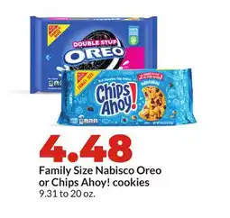 Hy-Vee Family Size Nabisco Oreo or Chips Ahoy! cookies offer