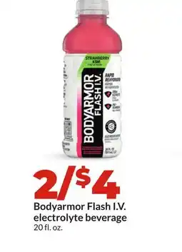 Hy-Vee Bodyarmor Flash I. V. electrolyte beverage offer